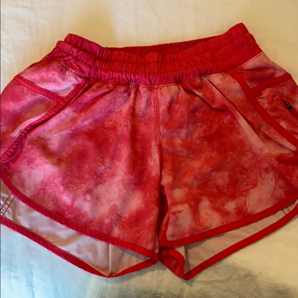 Lululemon Tracker Short - Pink Tie Dye